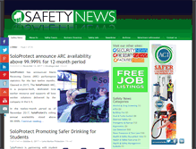 Tablet Screenshot of 1stsafetynews.com